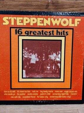 Steppenwolf - 16 Greatest Hits Vinyl LP (1973) Dunhill/ABC DSX-50135